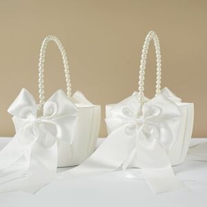 New Set of Two Flower Girl Baskets